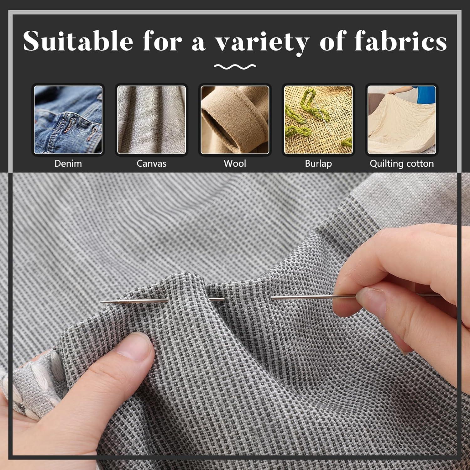 Paquete de 20 Agujas de Coser Largas JUPEAN 17.5 cm