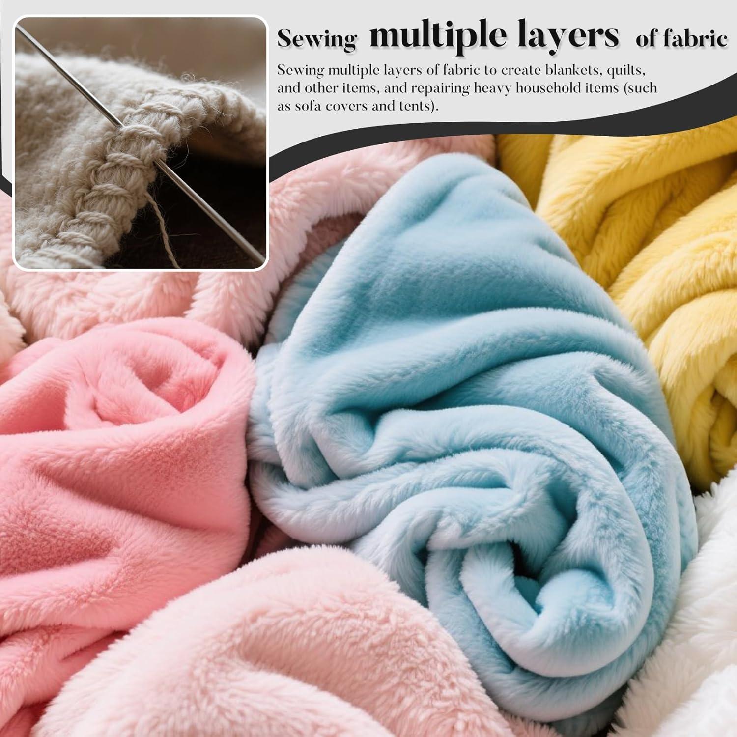 Paquete de 20 Agujas de Coser Largas JUPEAN 17.5 cm