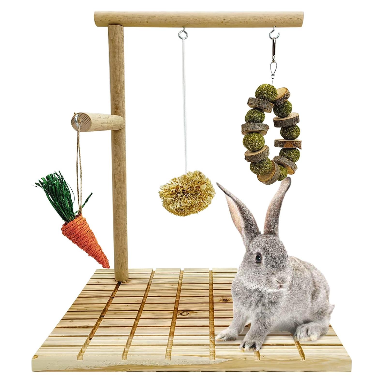 Tablero de Rascado de Madera Hamiledyi para Conejos 0.67kg