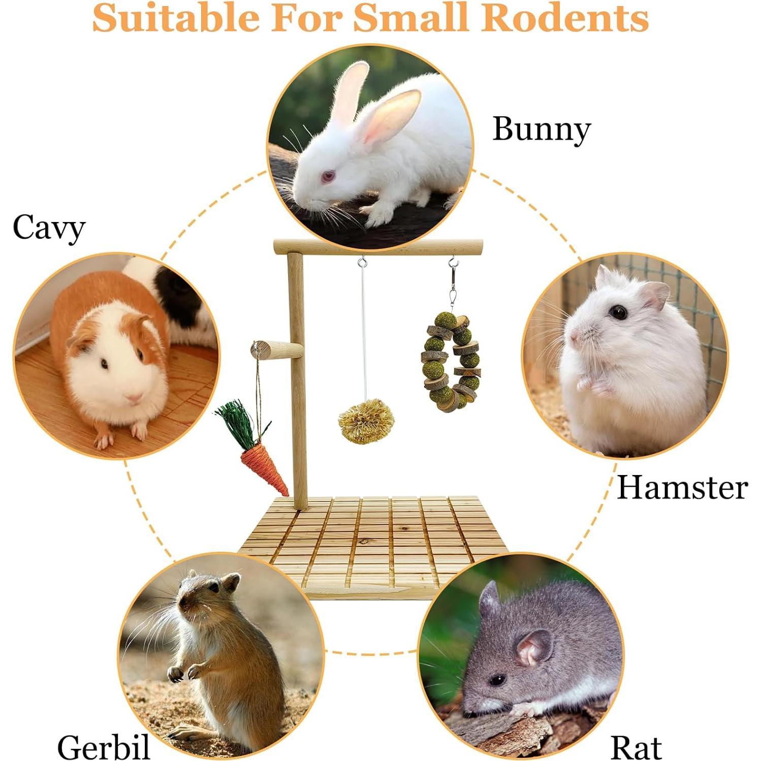 Tablero de Rascado de Madera Hamiledyi para Conejos 0.67kg