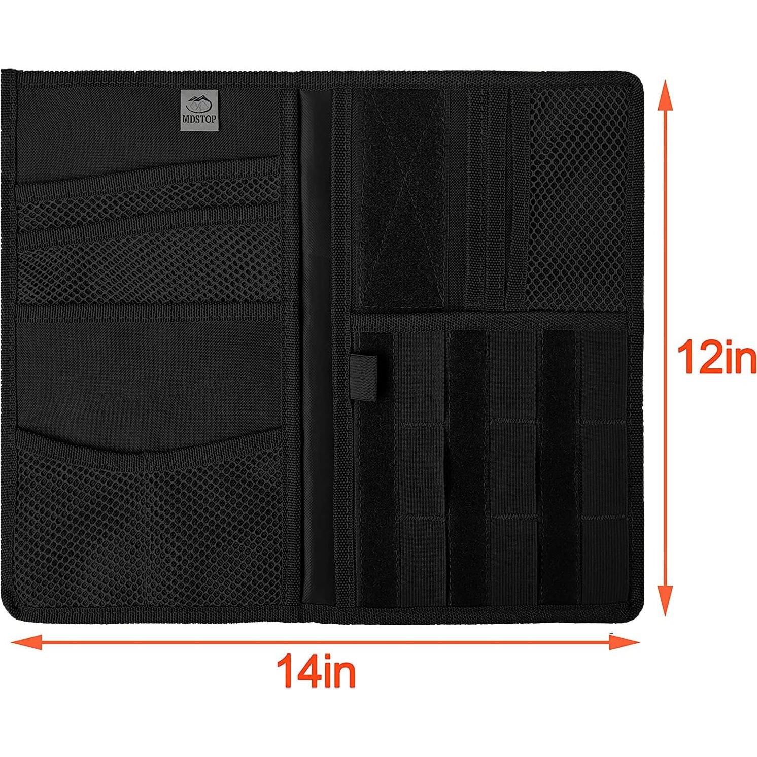 Organizador de Visera Táctico MDSTOP Molle 18x30.5cm Negro