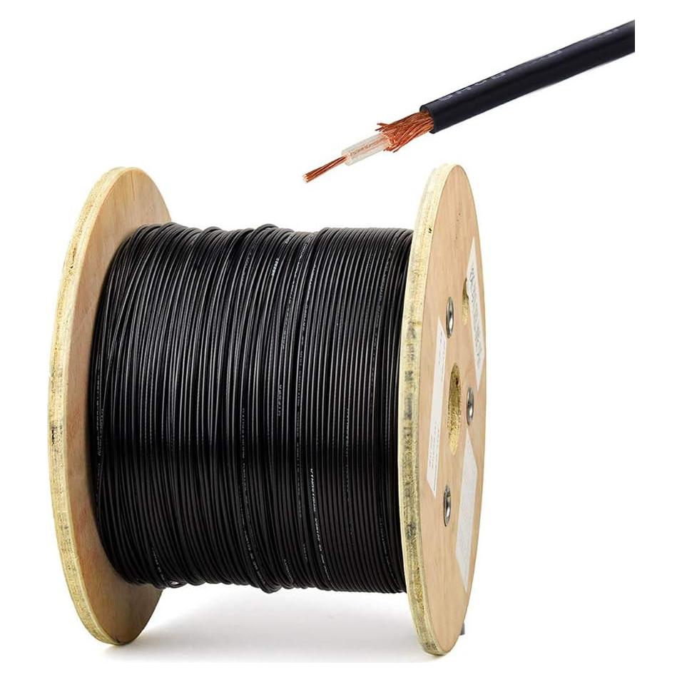 Cable Coaxial RG174 Superbat 5.18m 50 Ohm para Radio DIY