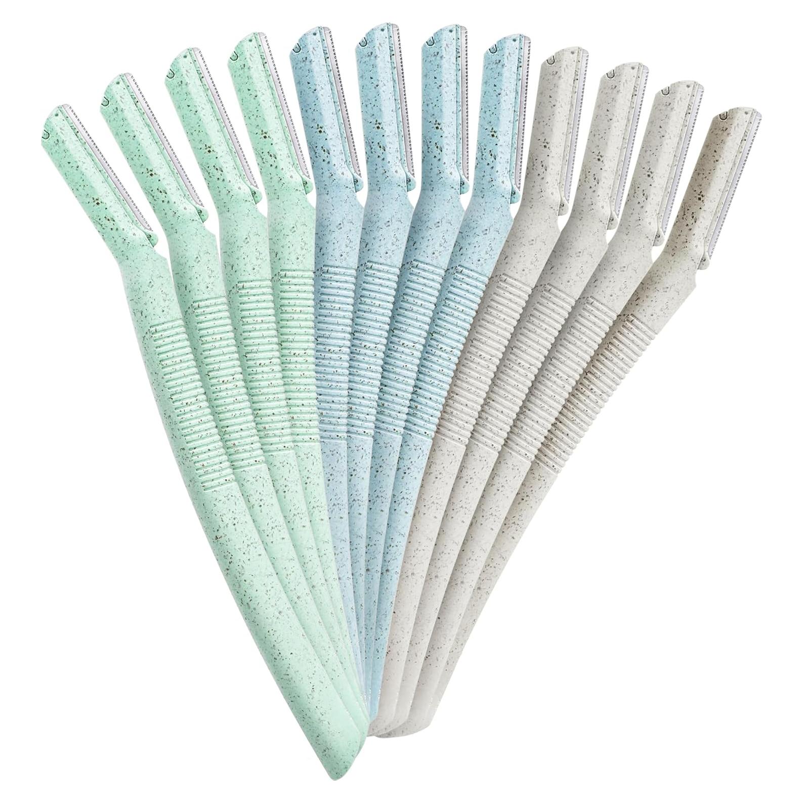 Cuchillas de Cejas ENNVA 12pcs - Recortadora Facial Desechable