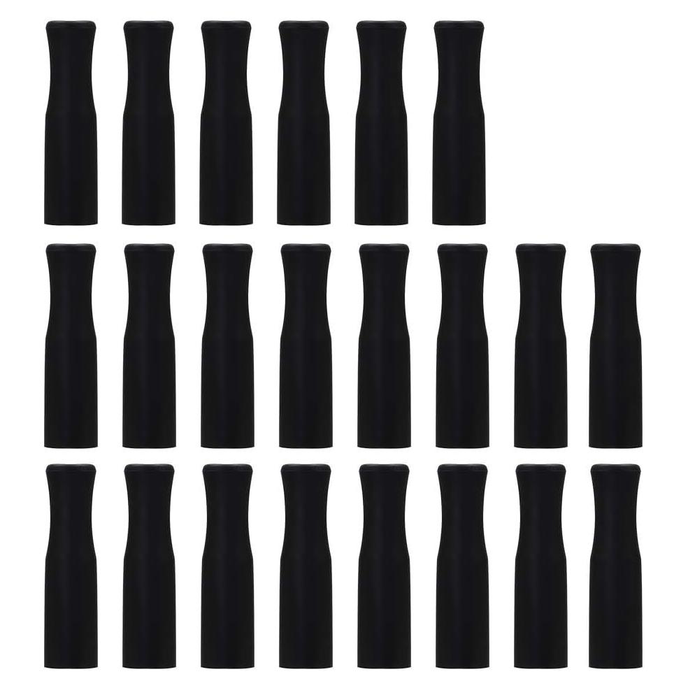 Accmor 22 Tapas de Silicona Reutilizables para Pajitas de Metal 6mm
