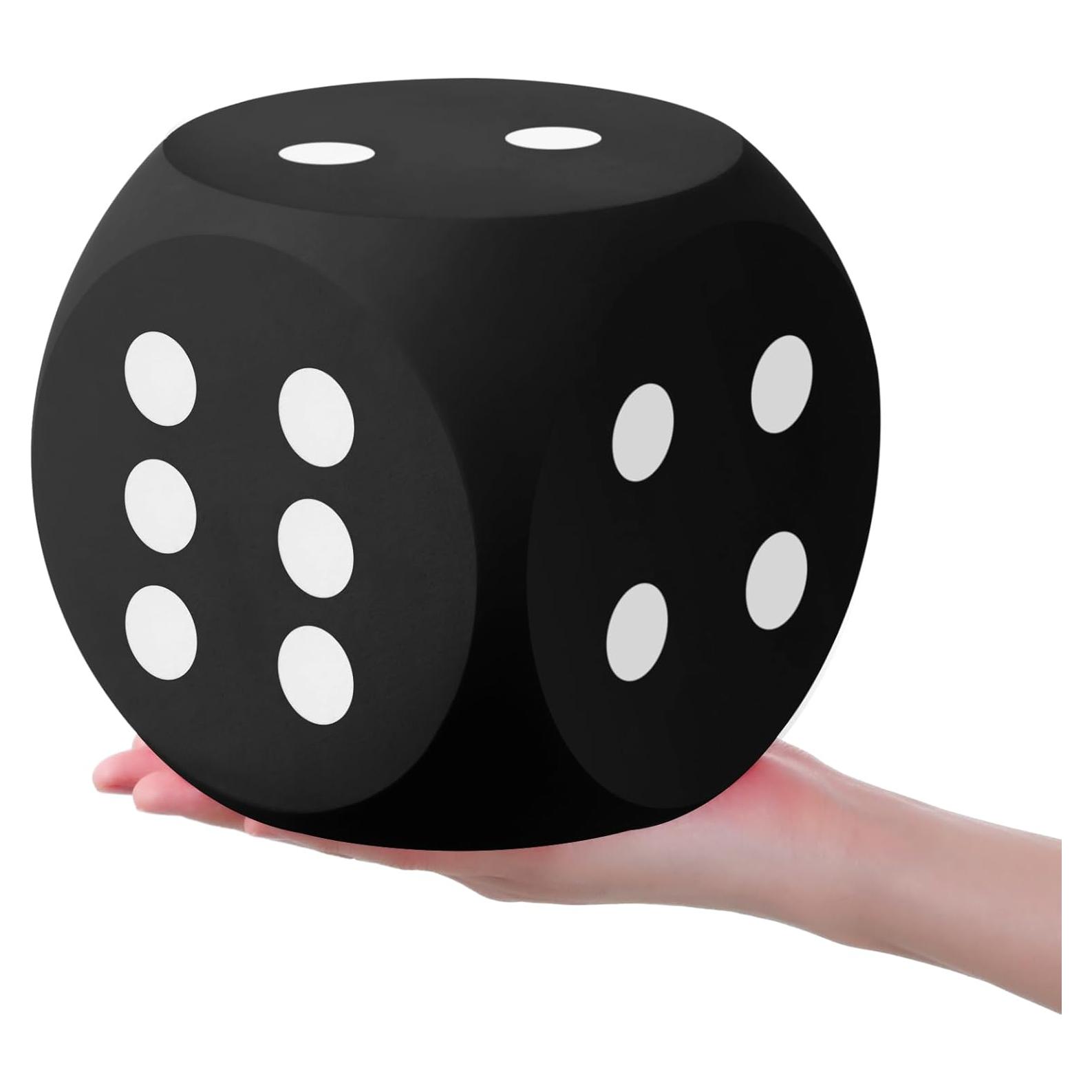 Dados de Espuma Gigantes Shappy 15.24 cm Juguete Educativo Negro