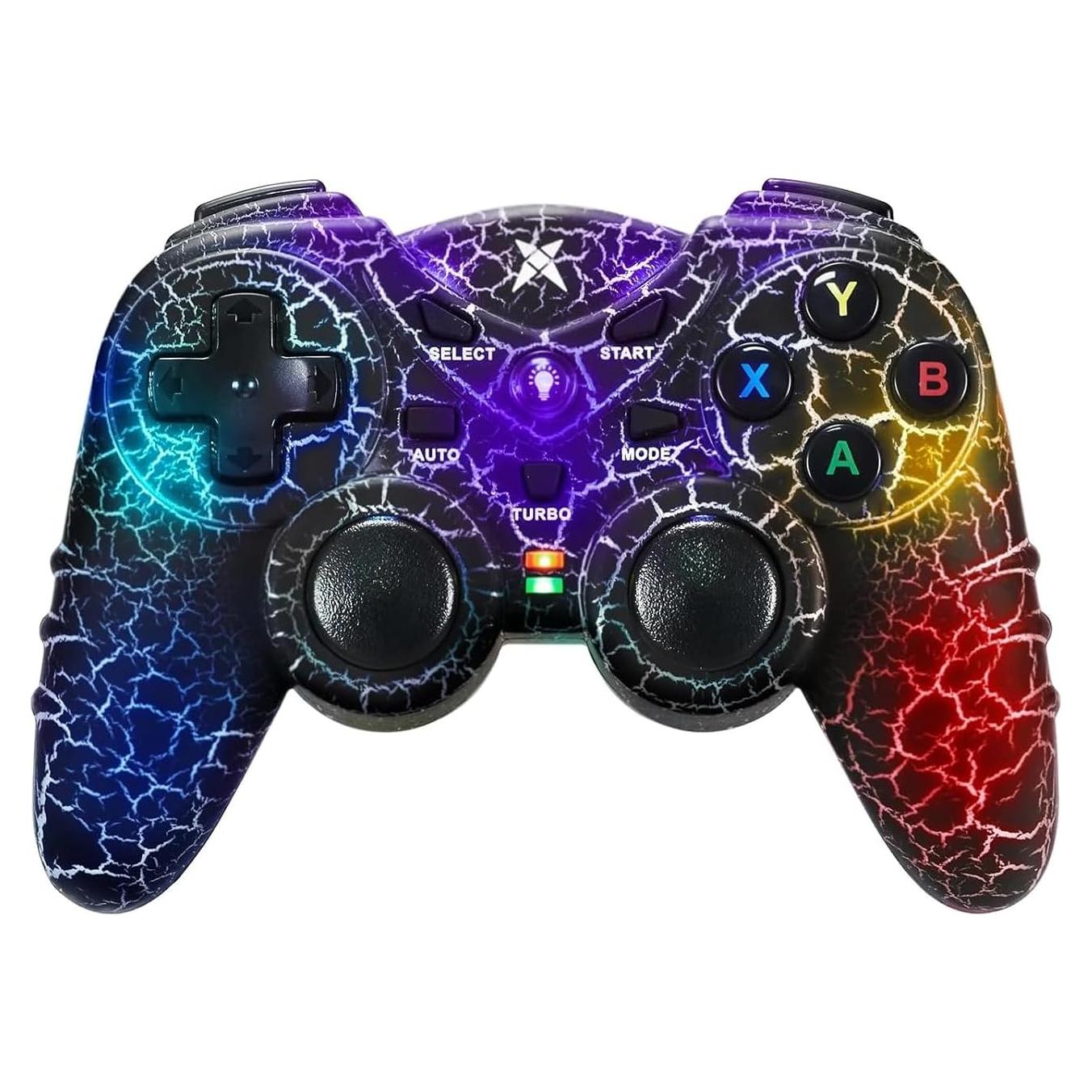 Controlador Inalámbrico RGB NBCP para PC - Grietas Coloridas