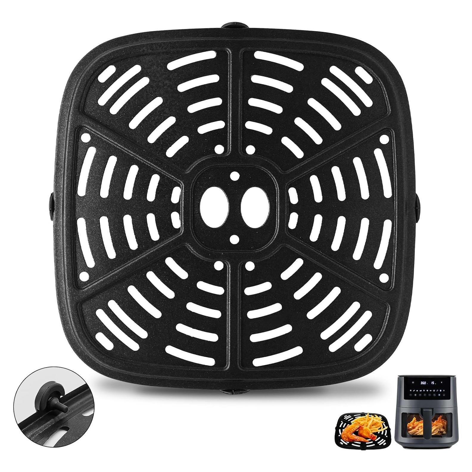 Sartén para Freidora de Aire Holstein 7.6 QT Acero Inoxidable