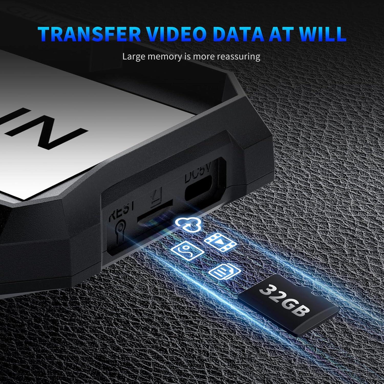 Cámara Borescopio Articulada PUSILIN 1080P 3.2FT con Luz LED