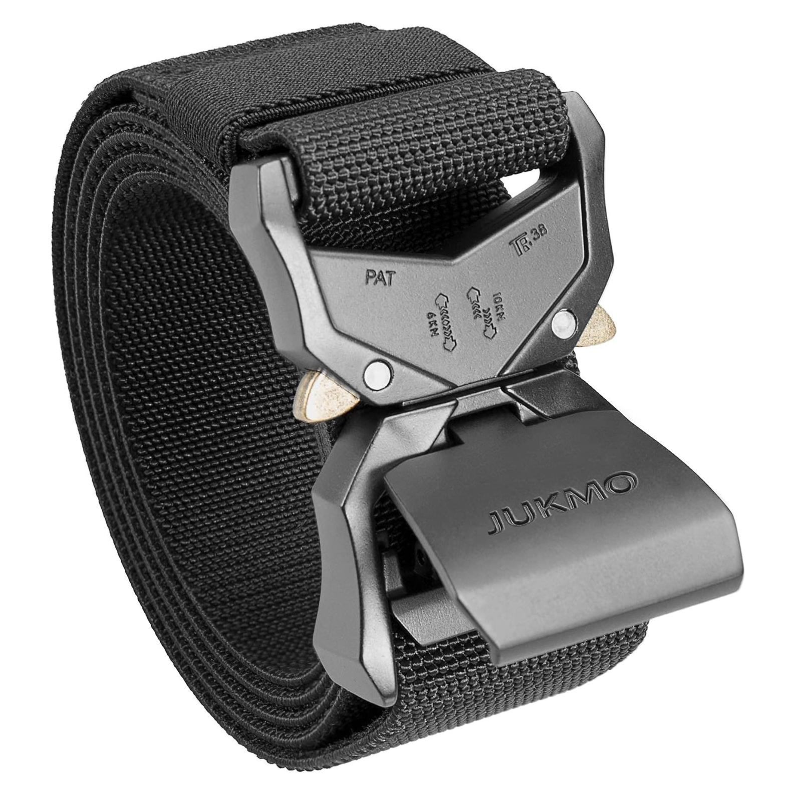 Cinturón Táctico JUKMO de Nylon Elástico para Trabajo