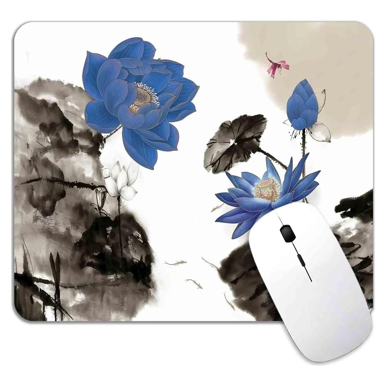 Alfombrilla de Ratón LTHAOGUO Azul Loto Texturizada 240x200mm