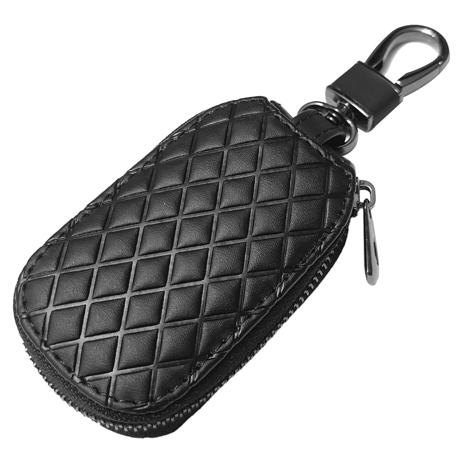Funda Universal de Llave de Coche Pleoos de Cuero Negro