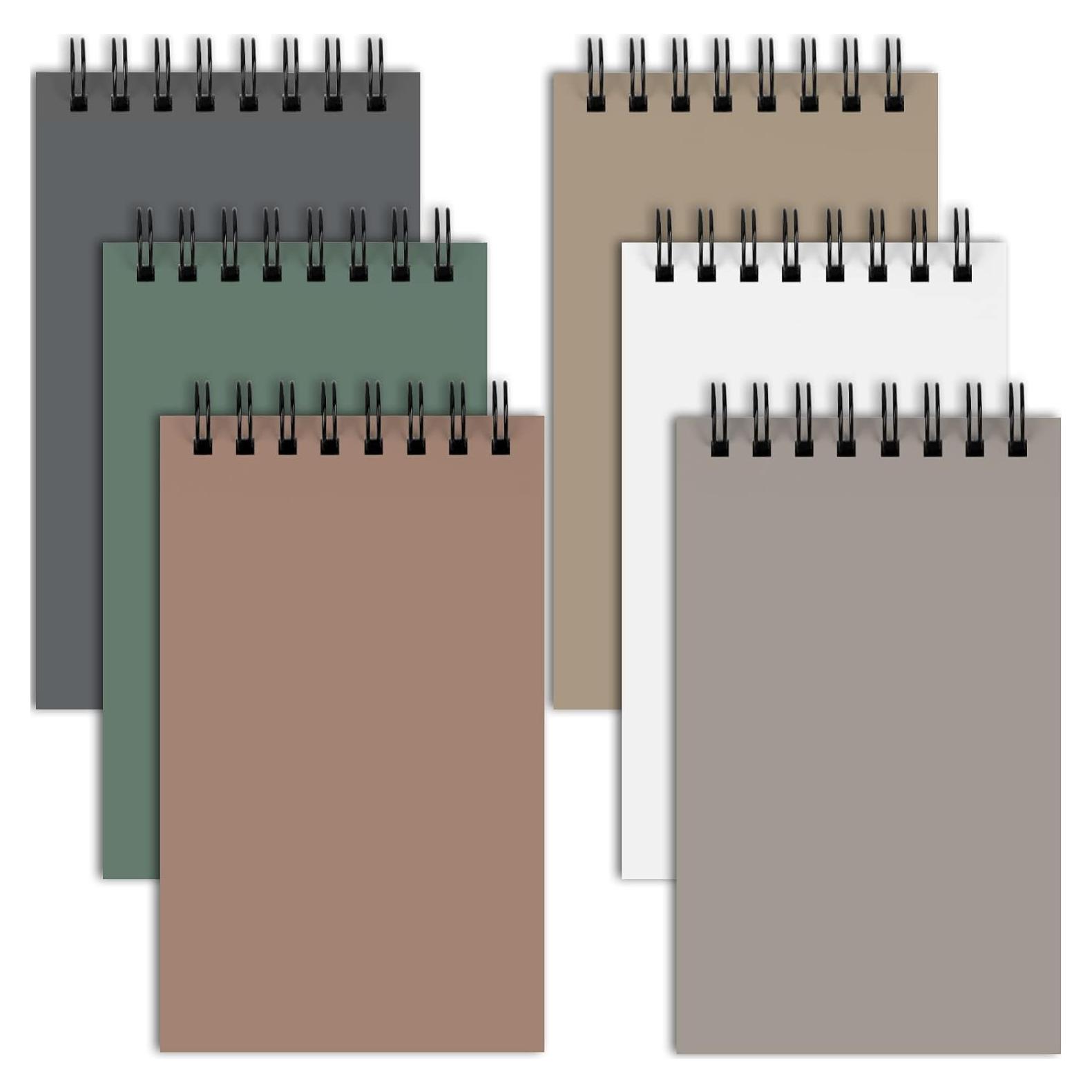 Cuadernos Espiral Utron 6 Pcs 7.62x12.7 cm Oficina