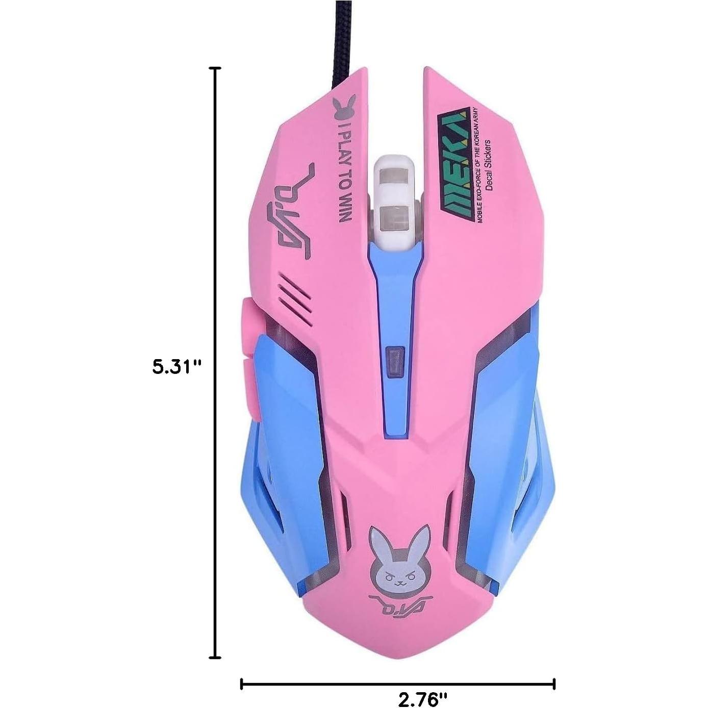 Ratón óptico mecánico USB Greshare GS-501 2400 DPI 7 colores