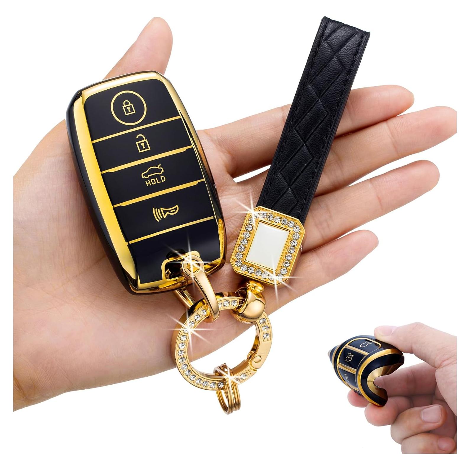 Funda de Llave Kia LCWPJWWS TPU 360° Compatible con Soul, Niro