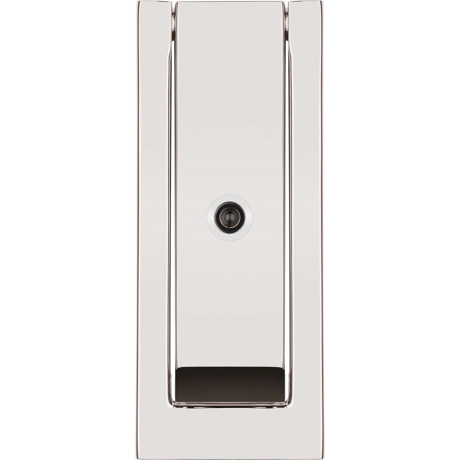 Alicate de puerta Baldwin 0185 Latón Pulido con Visor