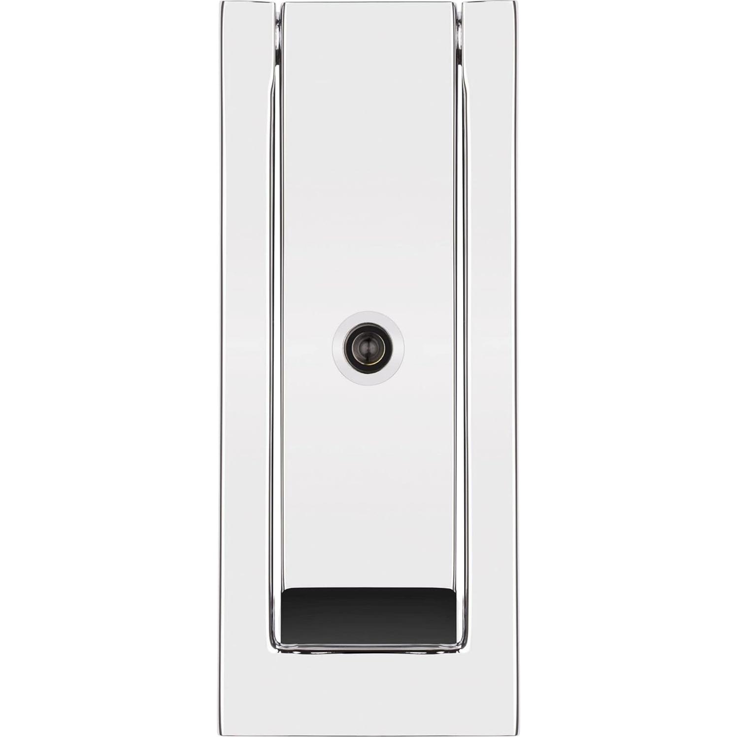 Alicate de puerta Baldwin 0185 Latón Pulido con Visor