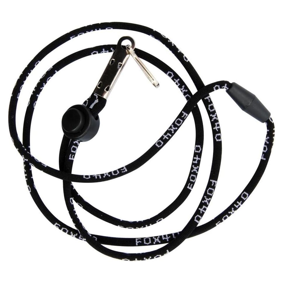 Lanyard Fox 40 Breakaway Negro 91.44 cm con Gancho J