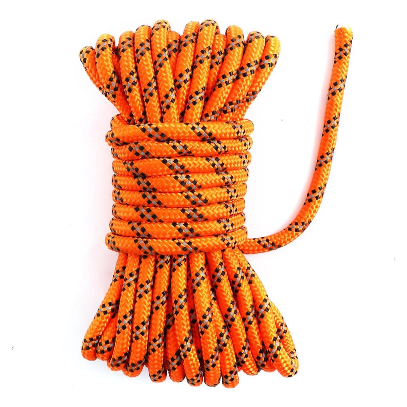 Cuerda Paracord 10m 750lb Nylon Reflectante YCZS Naranja