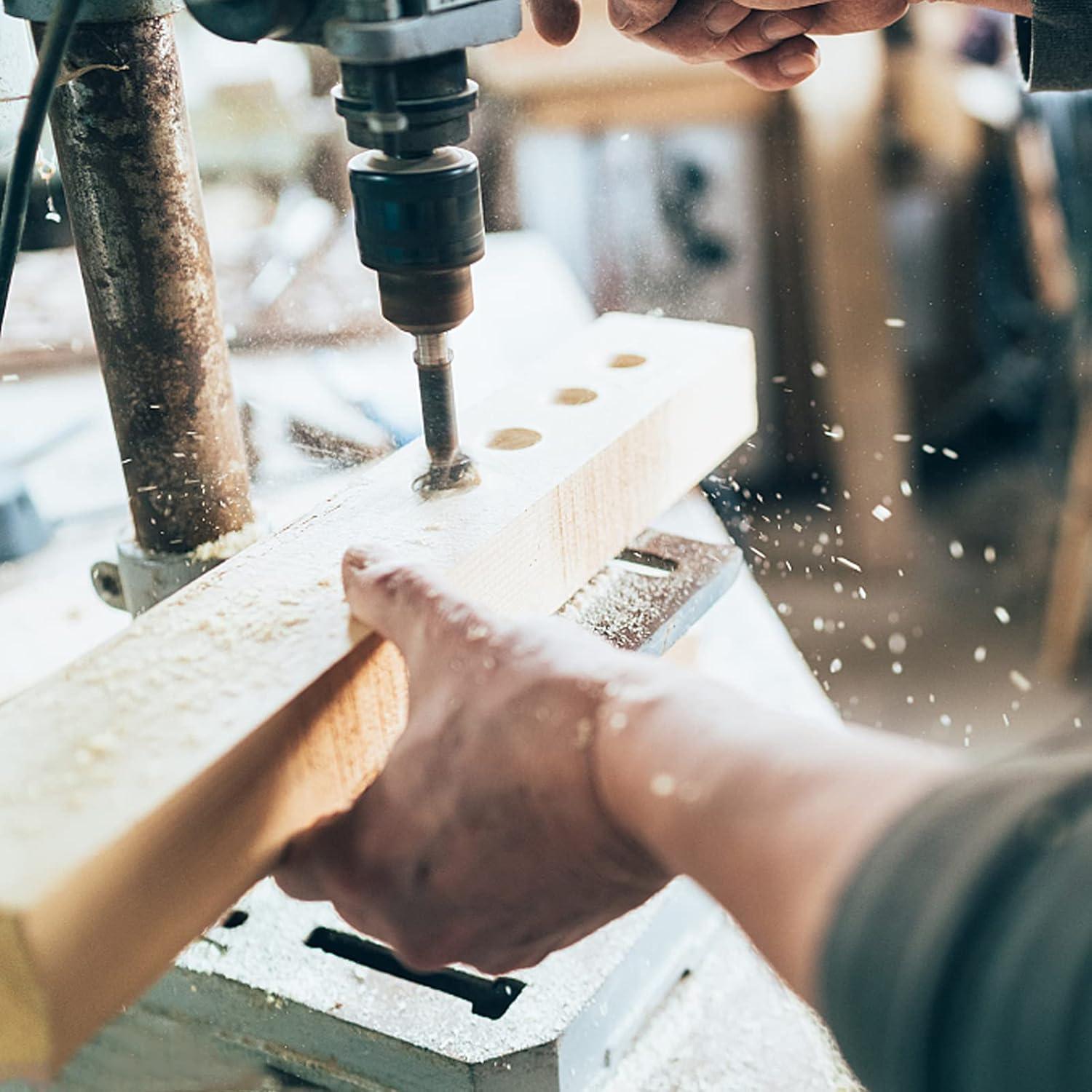 Juego de Brocas Forstner COMOWARE 16 Piezas Acero al Carbono