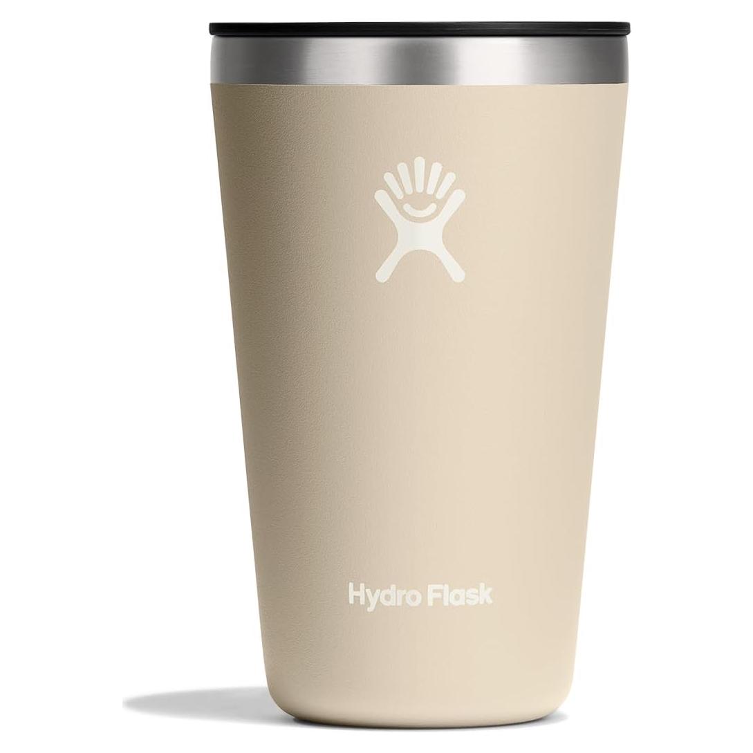 Taza Aislada Hydro Flask 16 Oz Avena con Tapa Presionada