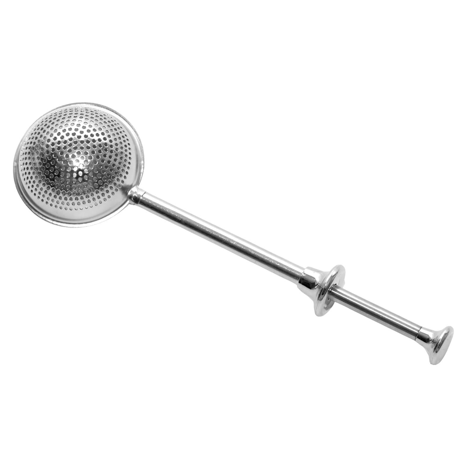 Colador de Té de Acero Inoxidable Anphly - Prensa y Multiusos