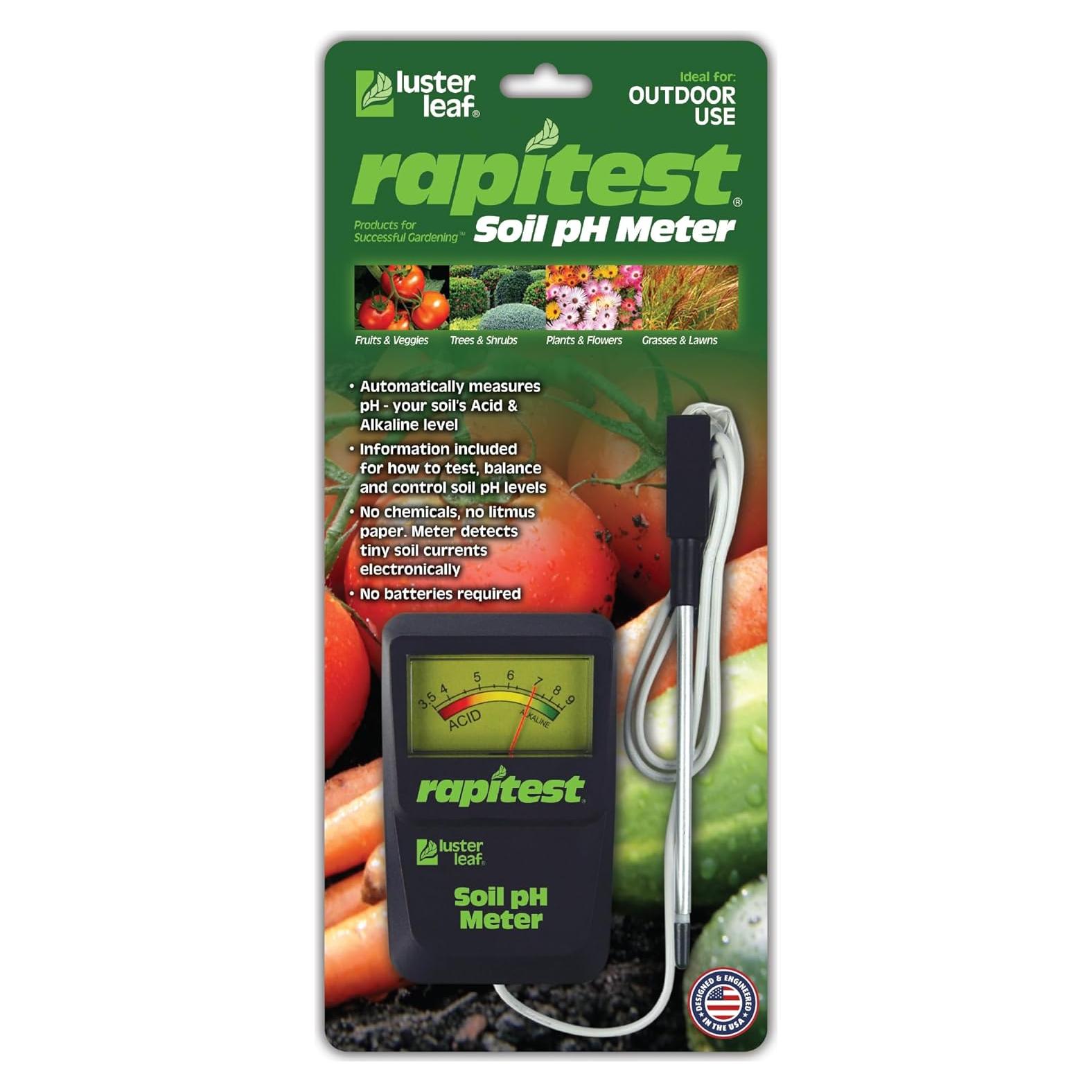 Medidor de pH del Suelo Luster Leaf 1840 - Precisión y Recomendaciones