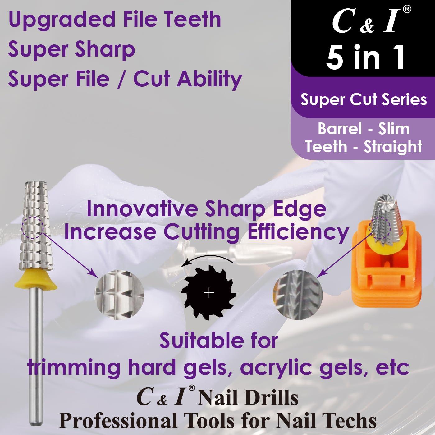 Broca de Uñas 5 en 1 C & I Super Cut Doble Grueso XXC