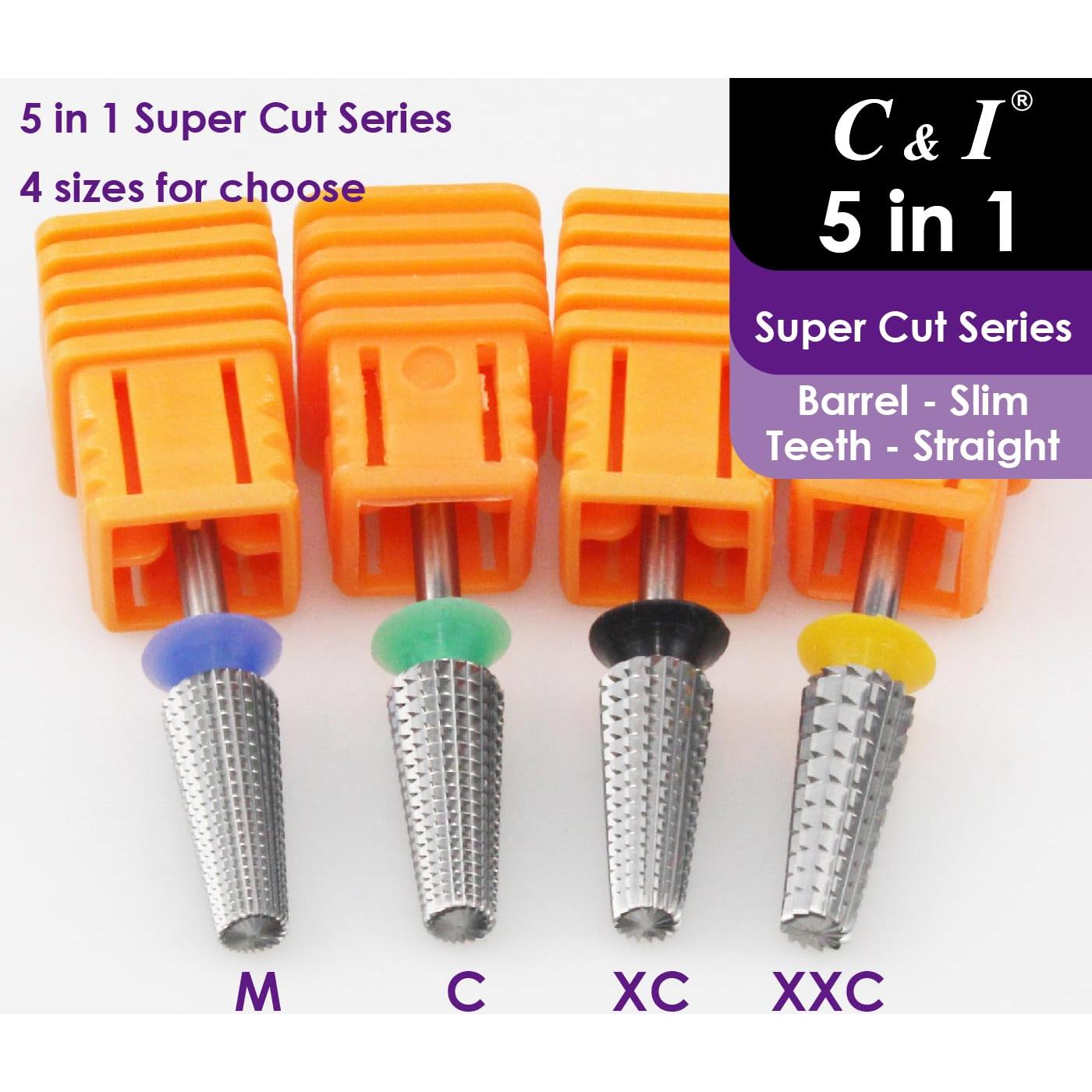 Broca de Uñas 5 en 1 C & I Super Cut Doble Grueso XXC