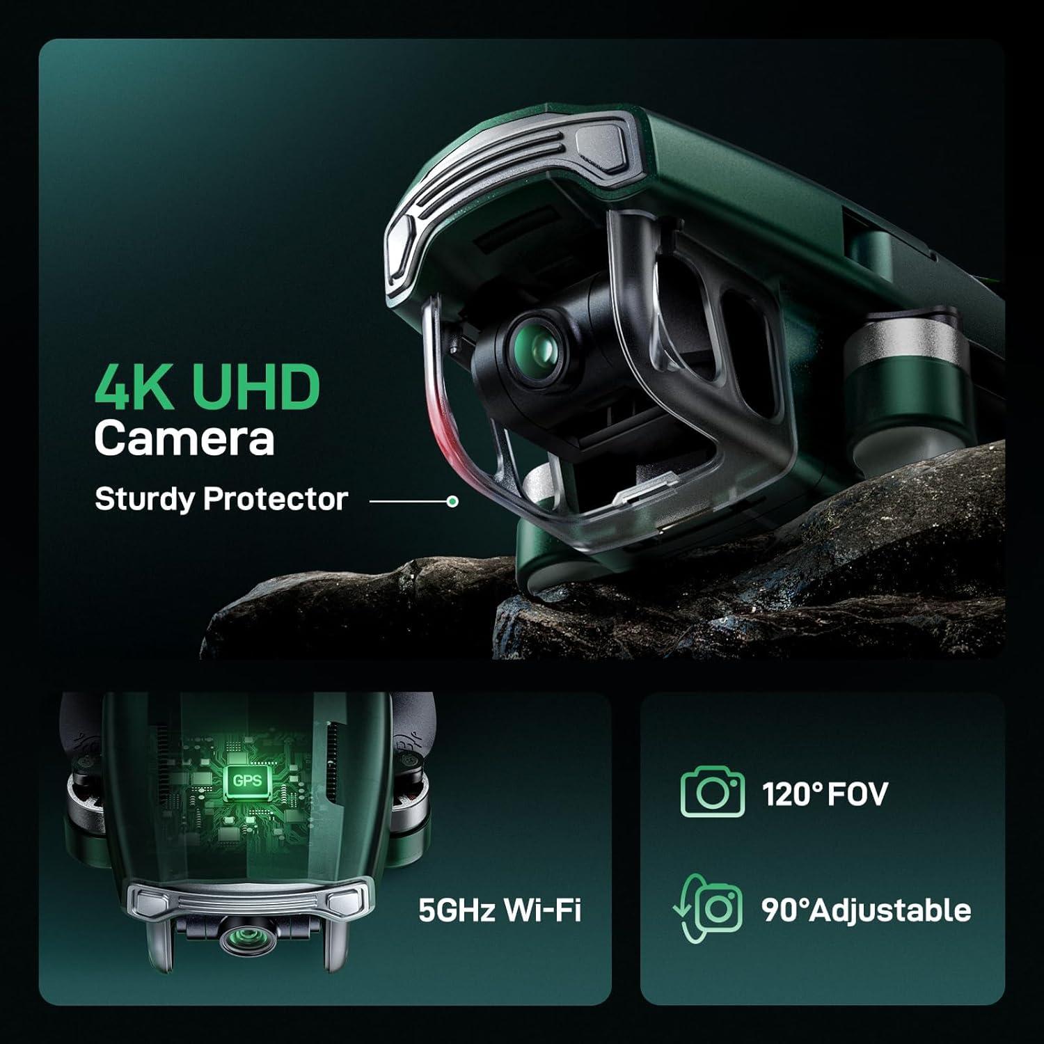 Dron Gleesfun G11MINI 4K con cámara y 60 min de vuelo