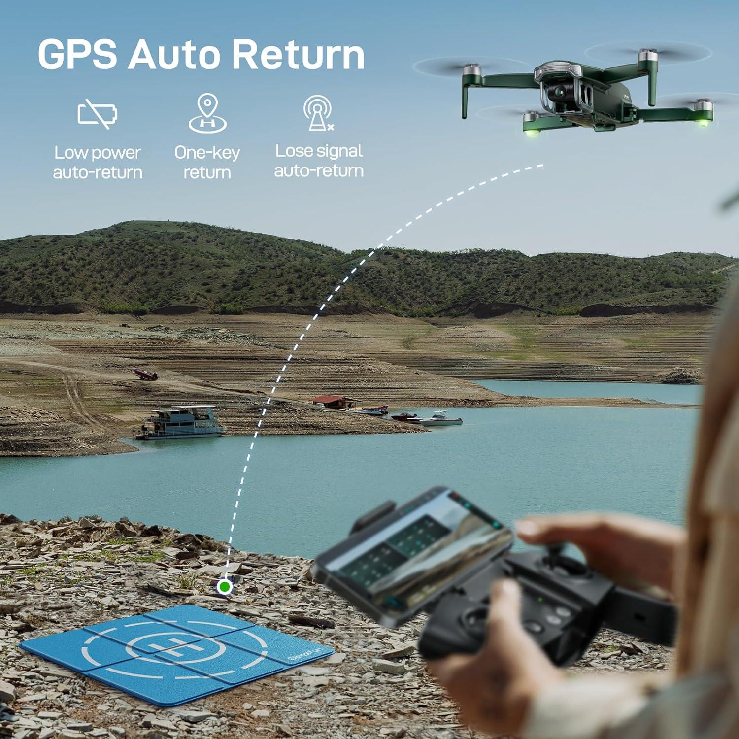 Dron Gleesfun G11MINI 4K con cámara y 60 min de vuelo