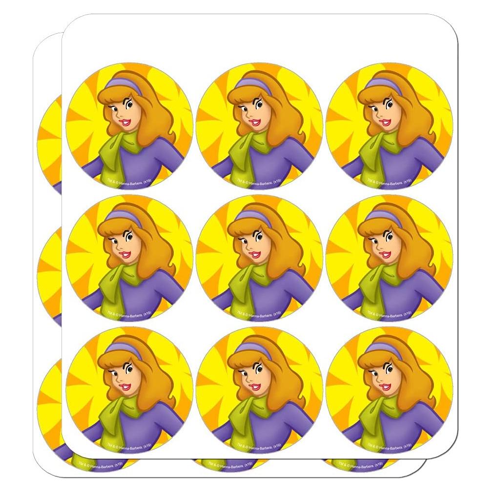 Planificador de Personaje Scooby Doo - Stickers 18 Unidades