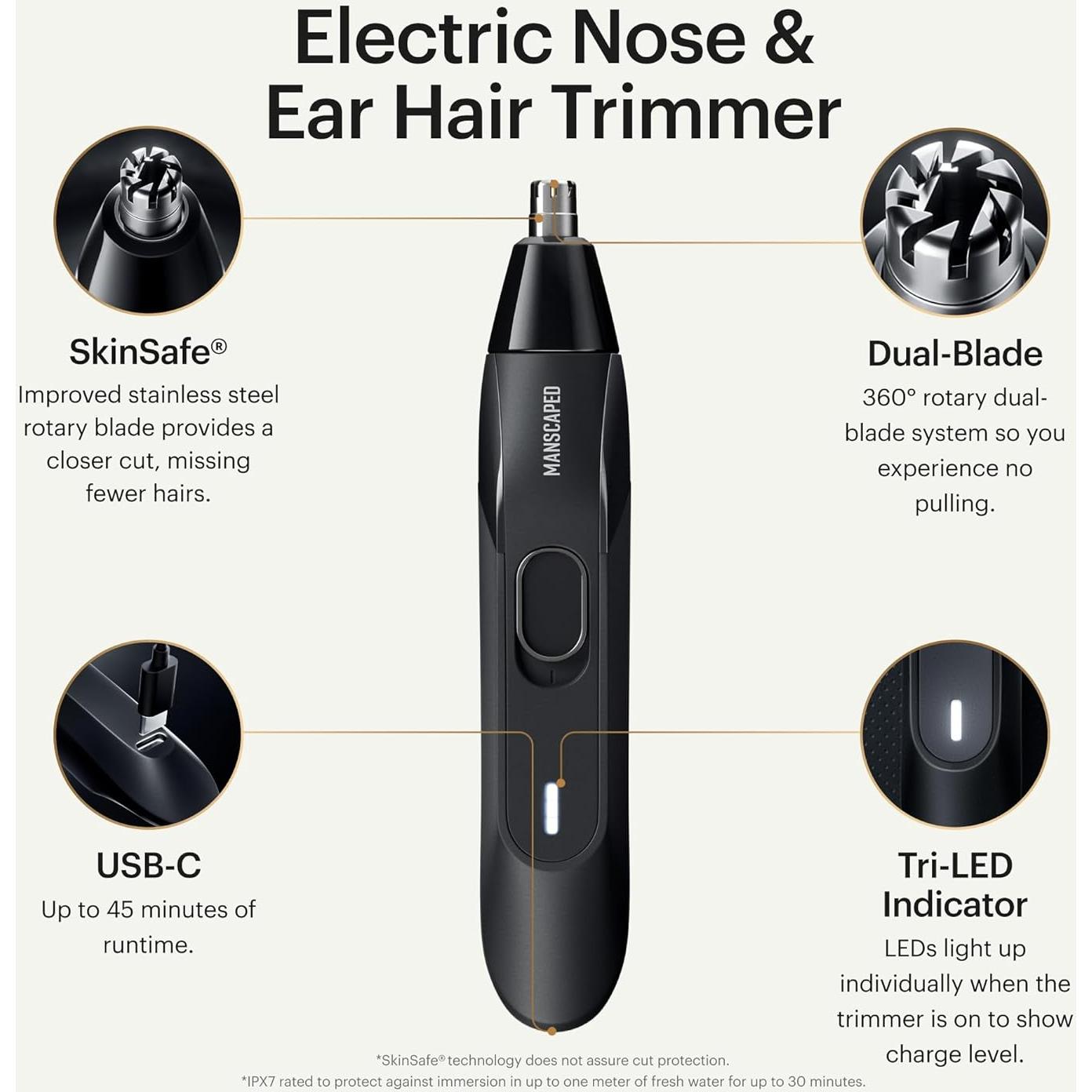 Afeitadora Eléctrica para Nariz y Oídos MANSCAPED Weed Whacker 2.0