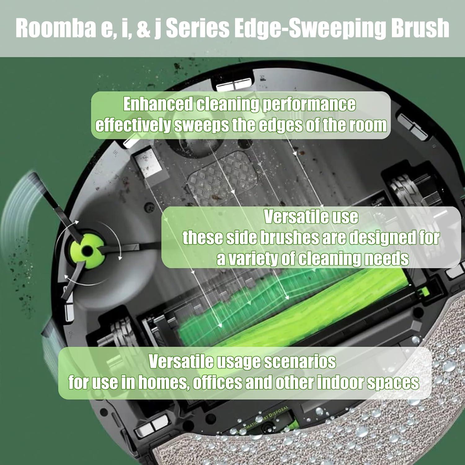 Paquete de 12 Cepillos de Barrido Eifrthe para iRobot Roomba i, e, j Series