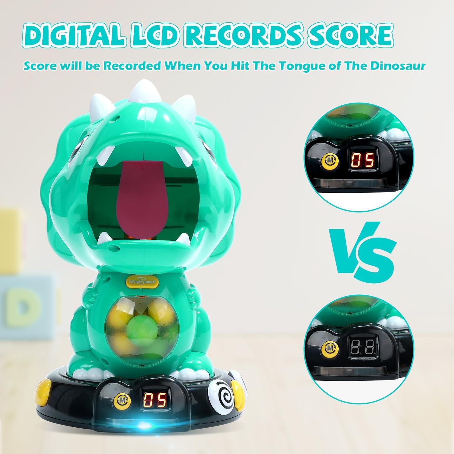 Juguete de Tiro Dinosaurio EagleStone 8808-10Blv con 48 Pelotas