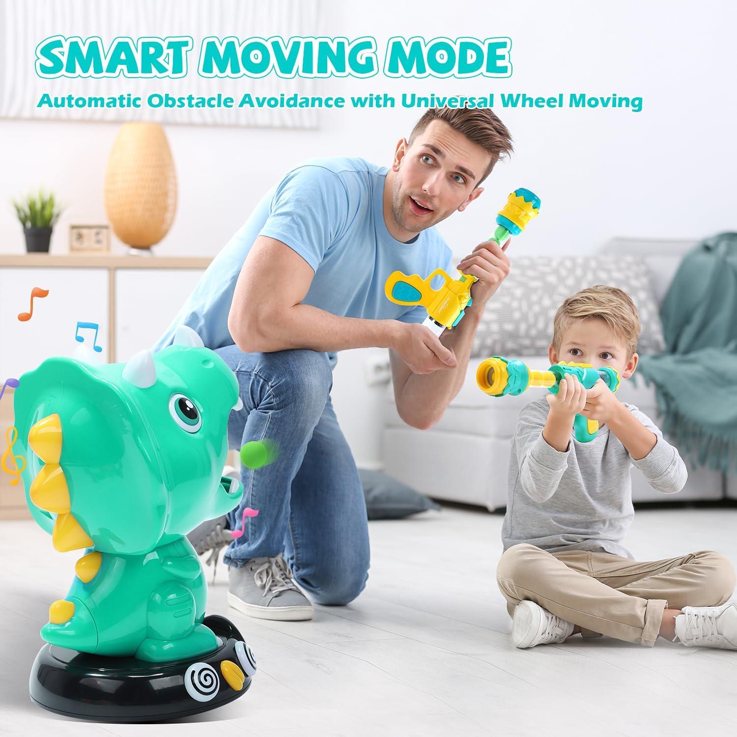 Juguete de Tiro Dinosaurio EagleStone 8808-10Blv con 48 Pelotas