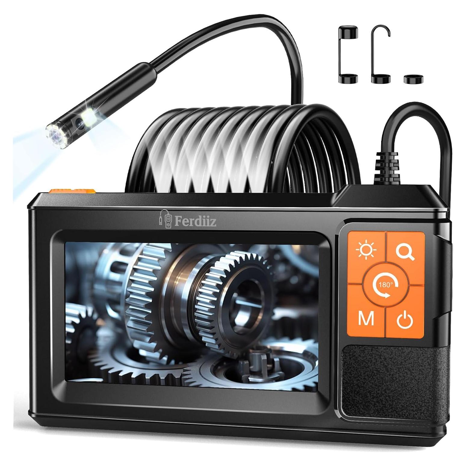 Borescopio Doble Lente Ferdiiz 5m IP67 HD 1920P con Luz