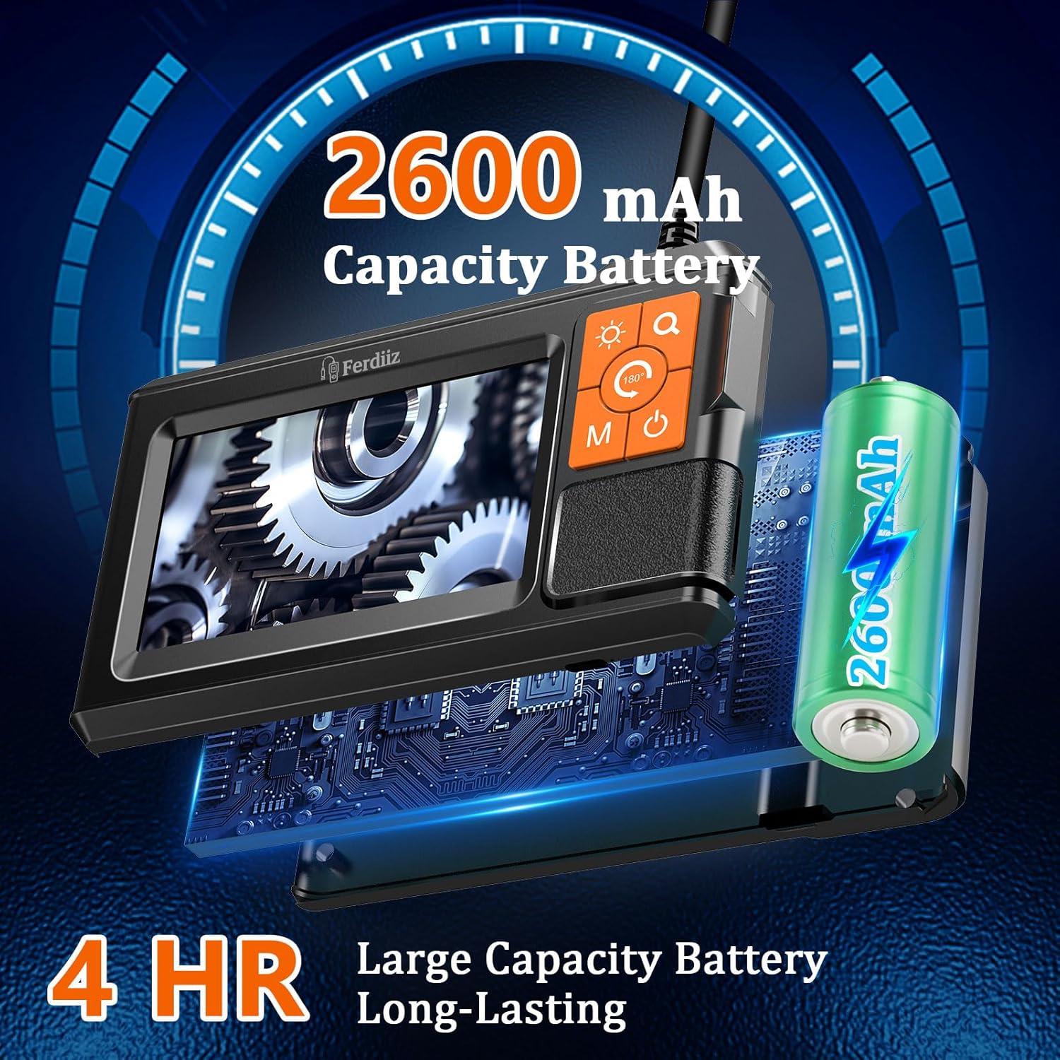 Borescopio Doble Lente Ferdiiz 5m IP67 HD 1920P con Luz