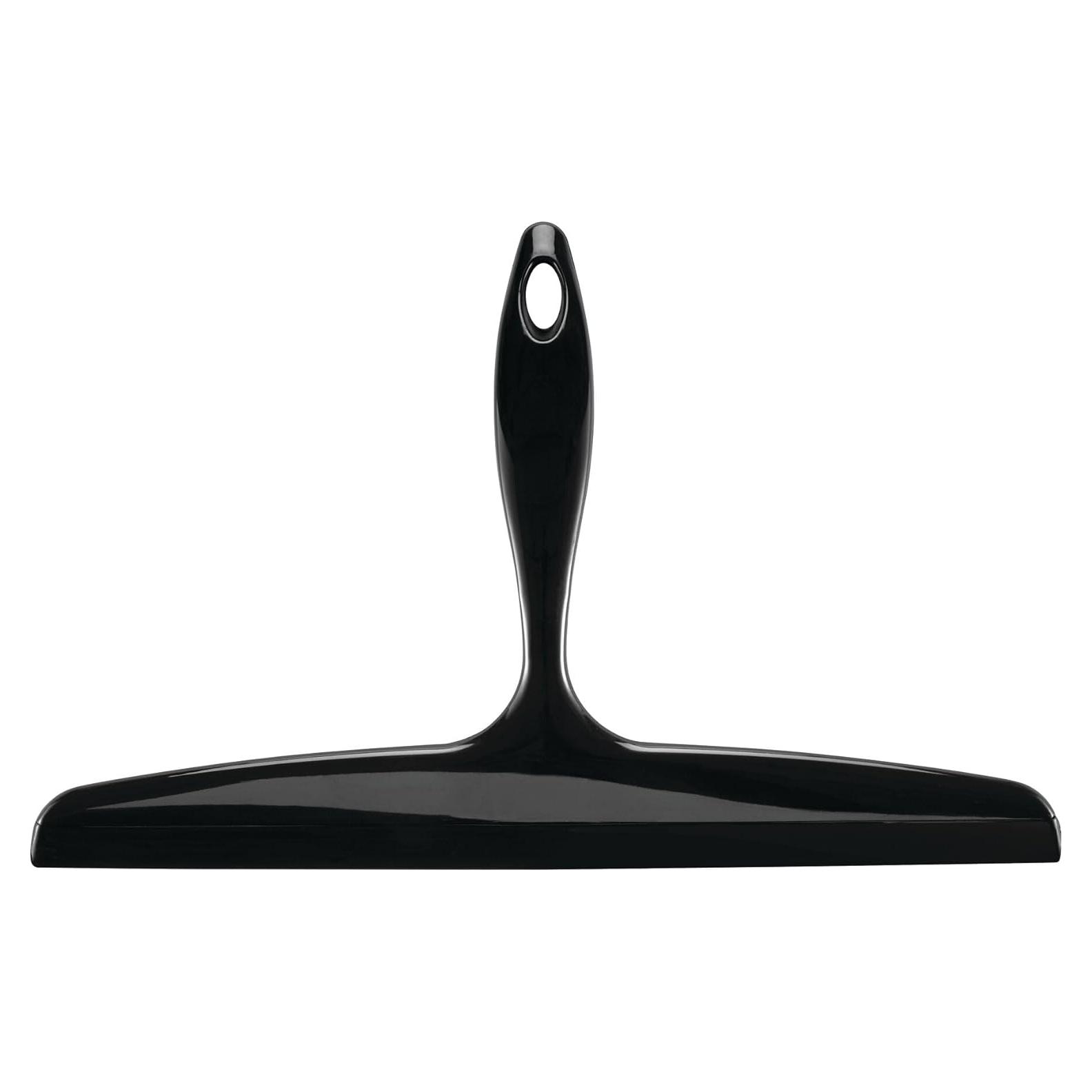 Limpiacristales para Ducha iDesign Negro con Gancho de Pared