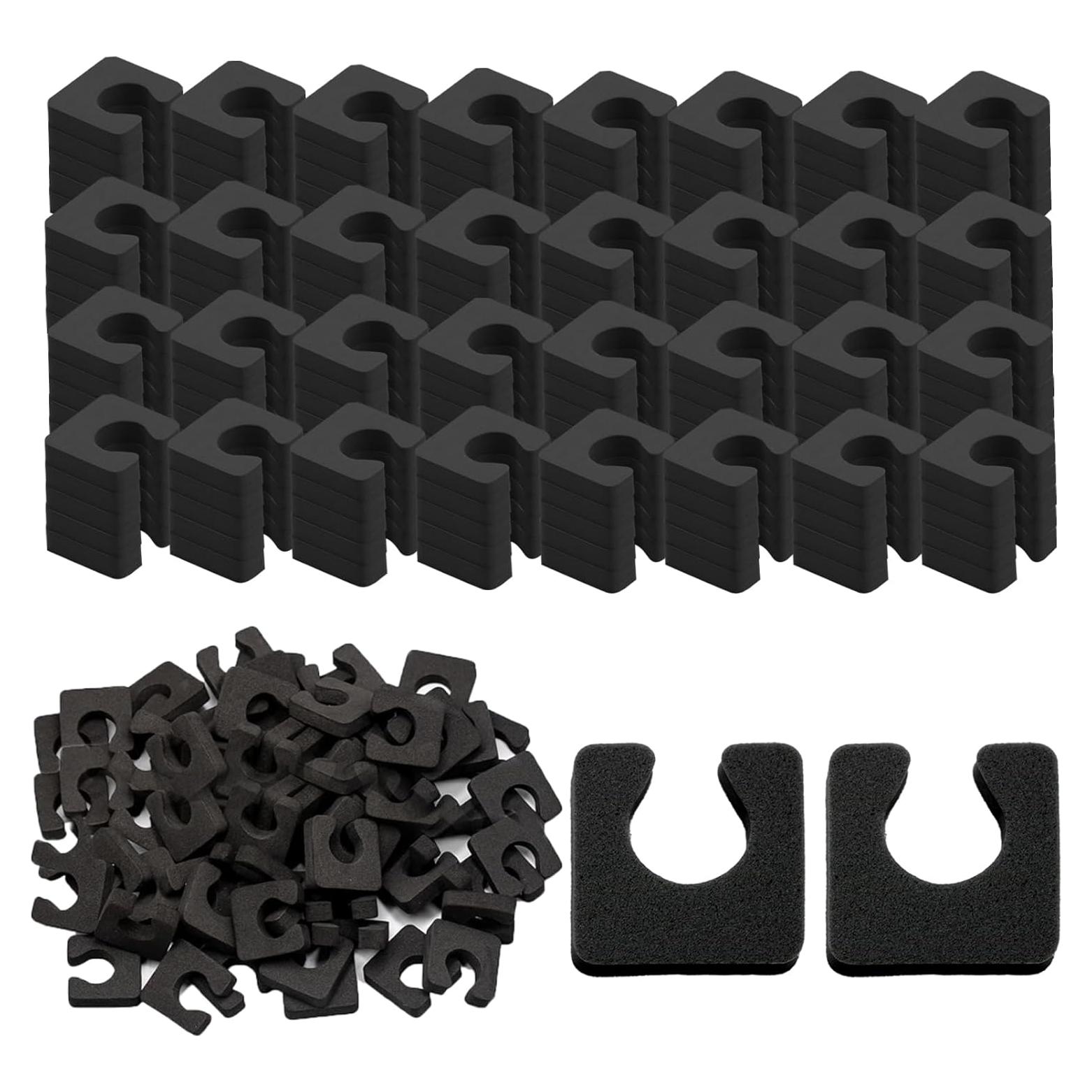 600 Separadores de Dedos de Espuma EVA Tewloss - Negro