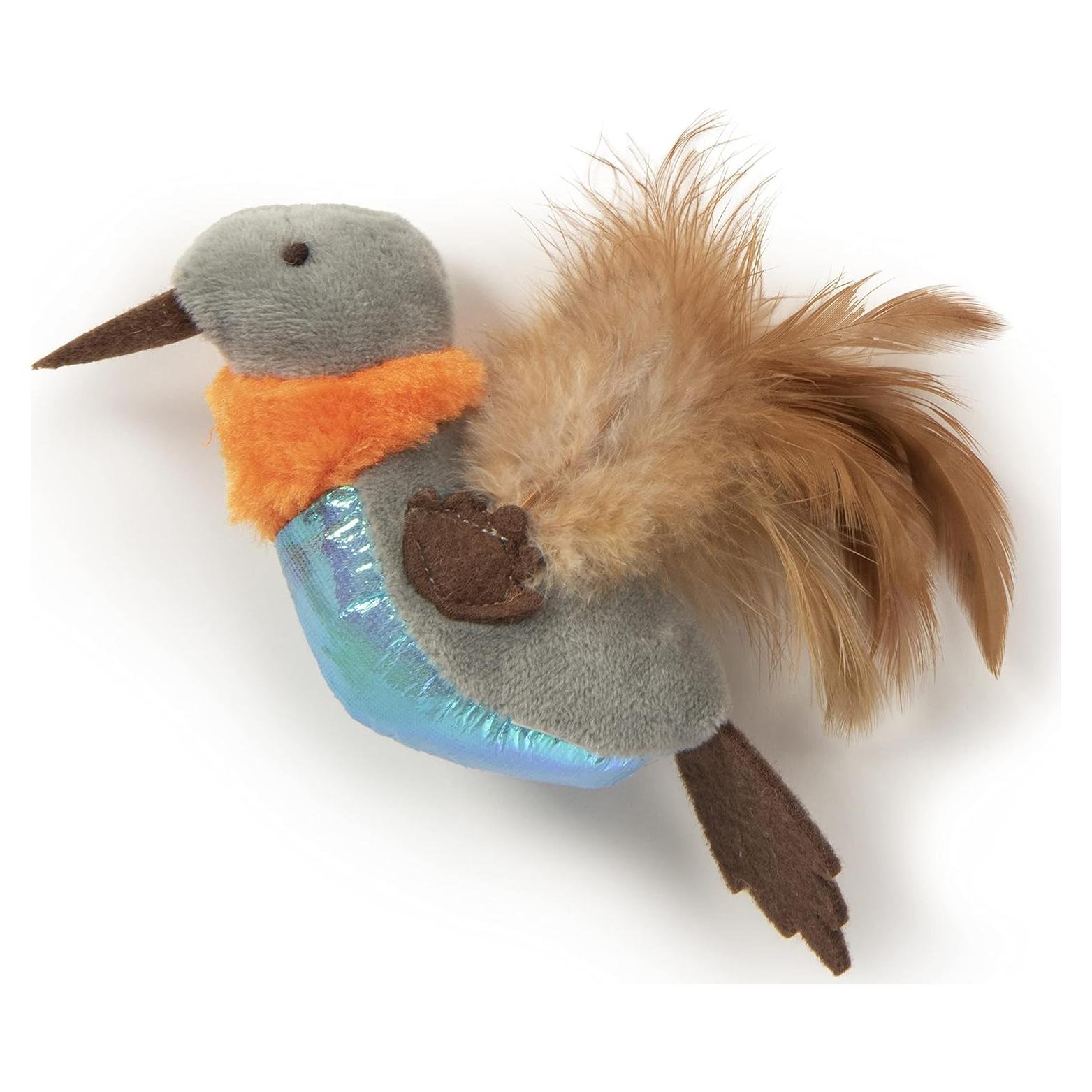 Juguete Electrónico para Gatos Petlinks Flutter Singer - Gris/Azul