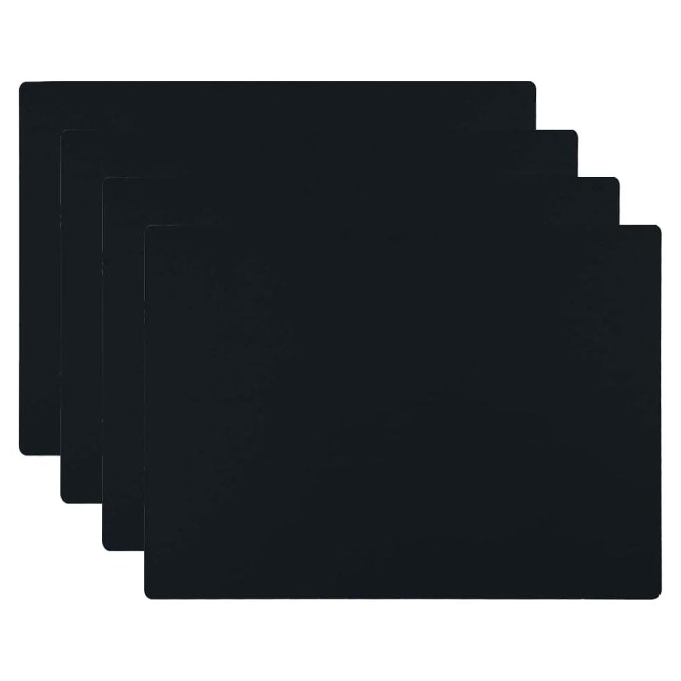 Manteles de Silicona Impermeables HomeDo 4P 40x30cm Negro