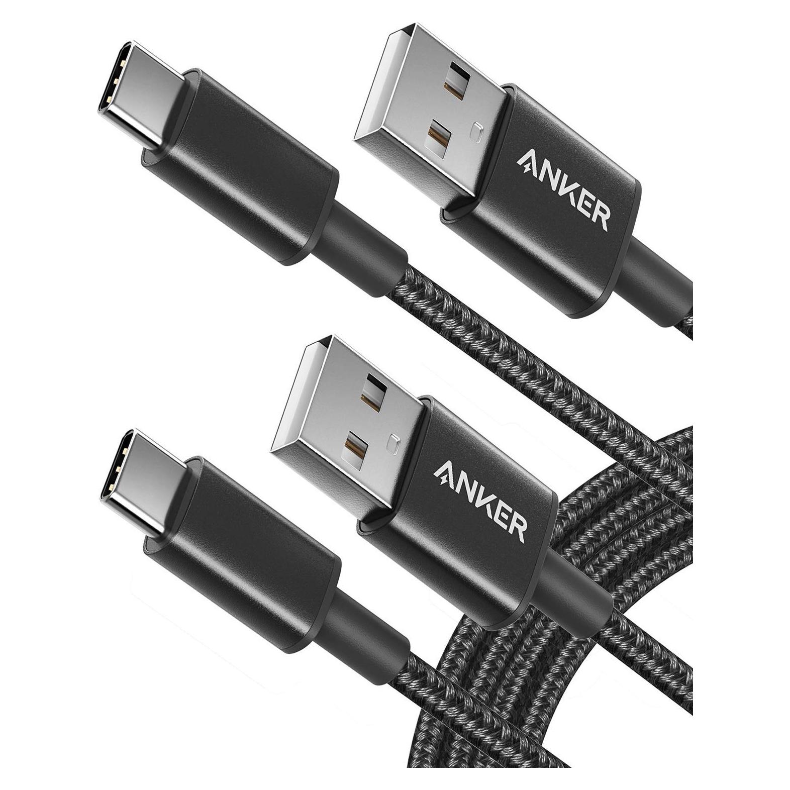 Cable USB a USB C Anker 2 Piezas 1.83m Carga Rápida