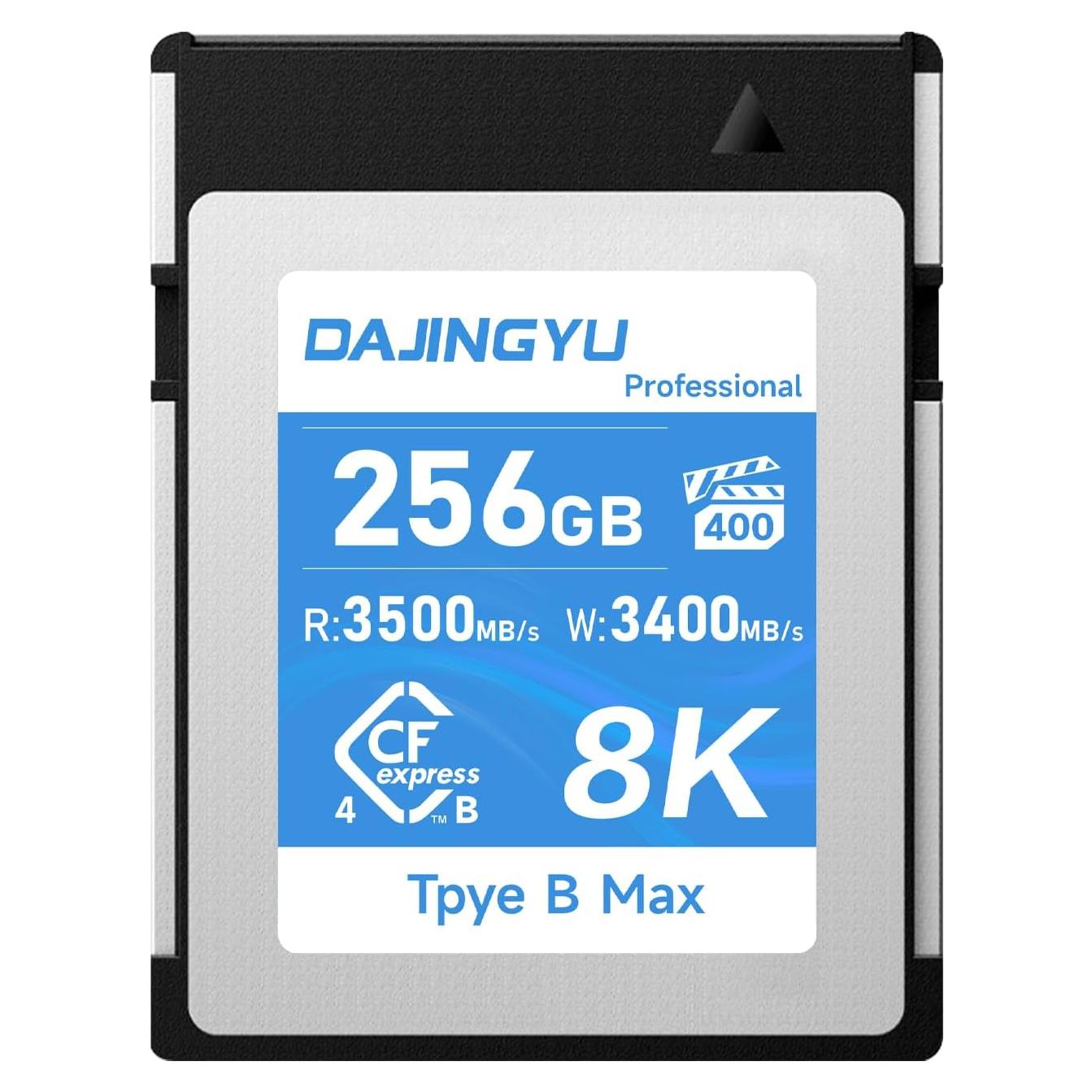 Tarjeta de Memoria CFexpress 256GB Dajingyu Tipo B 3400MB/s