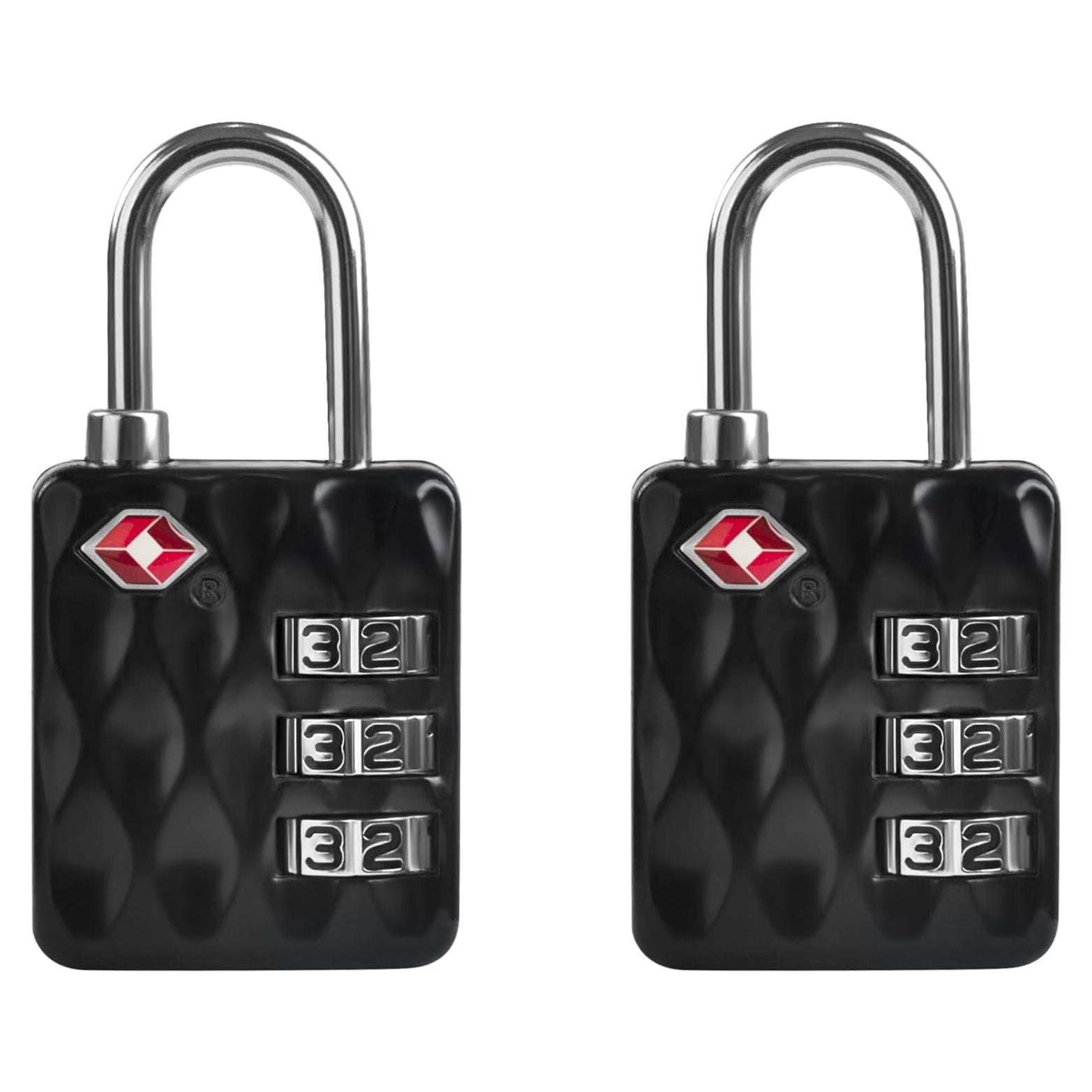 Candados TSA de Combinación UP Security para Equipaje Negro