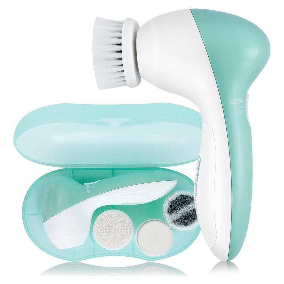Cepillo Facial Eléctrico TOUCHBEAUTY 3 en 1 Impermeable Verde