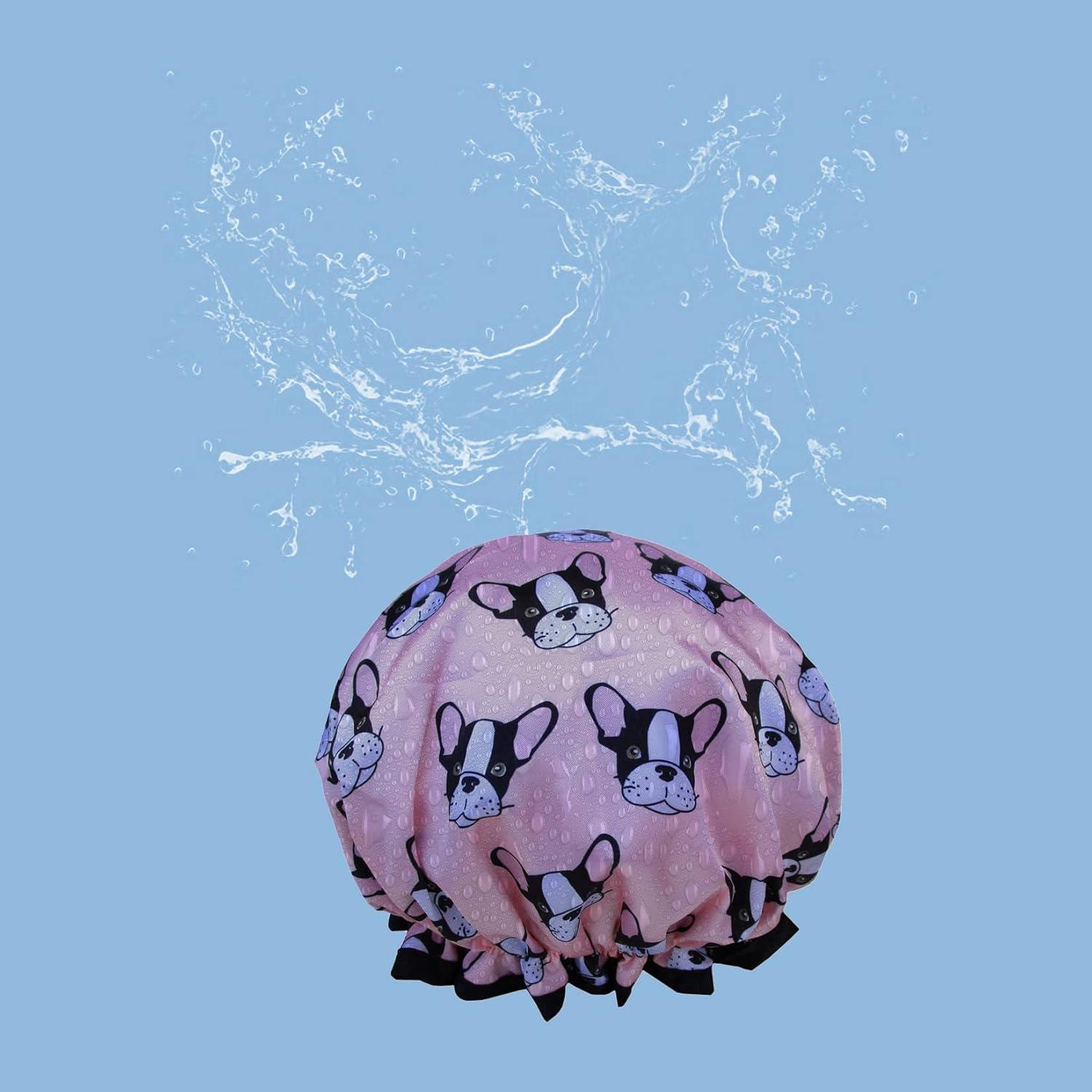 Gorro de Ducha Reutilizable Quanchen Impermeable para Cabello Largo