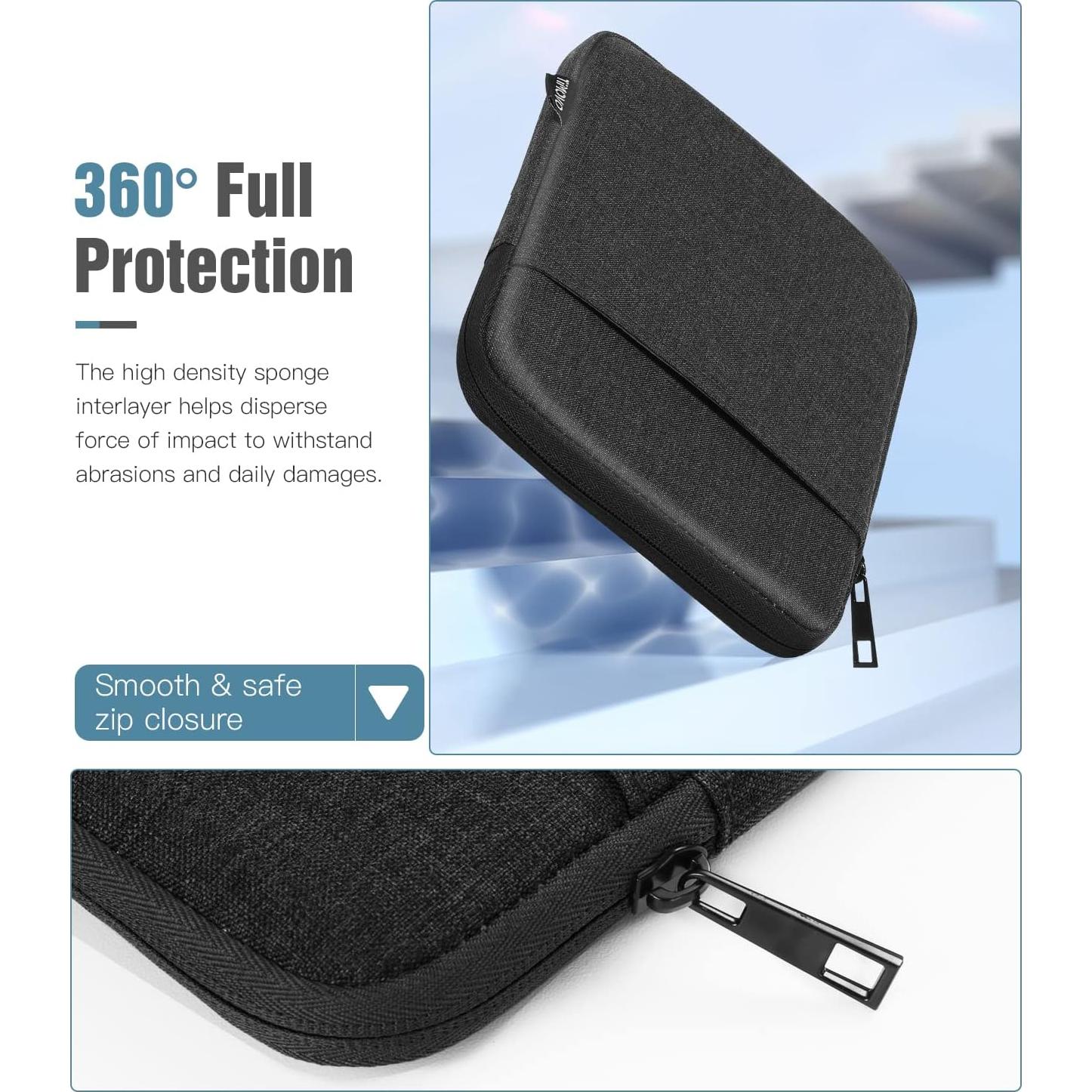 Funda TiMOVO para Kindle 6-7 Pulgadas Negra - Protección y Organización