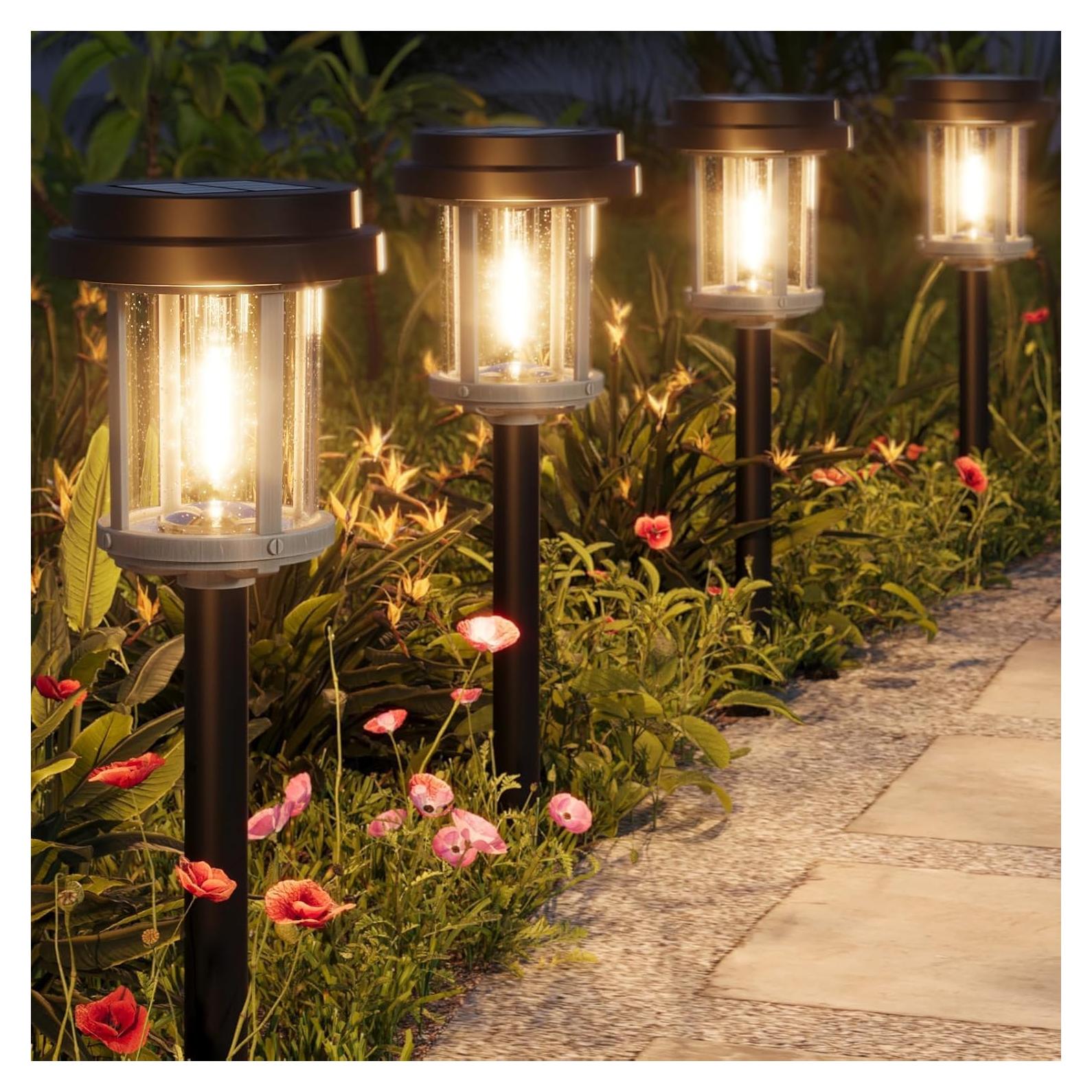 Luces de Camino Solares XMCOSY+ 20 LM Impermeables Jardín