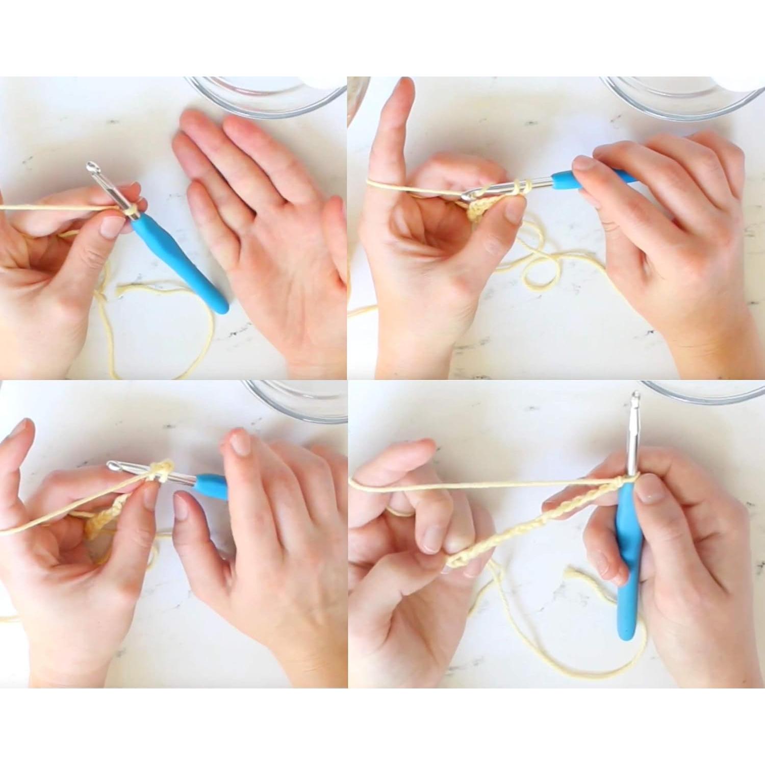 Ganchos de Crochet Ergonómicos Athena's Elements 12 Piezas 2-8 mm