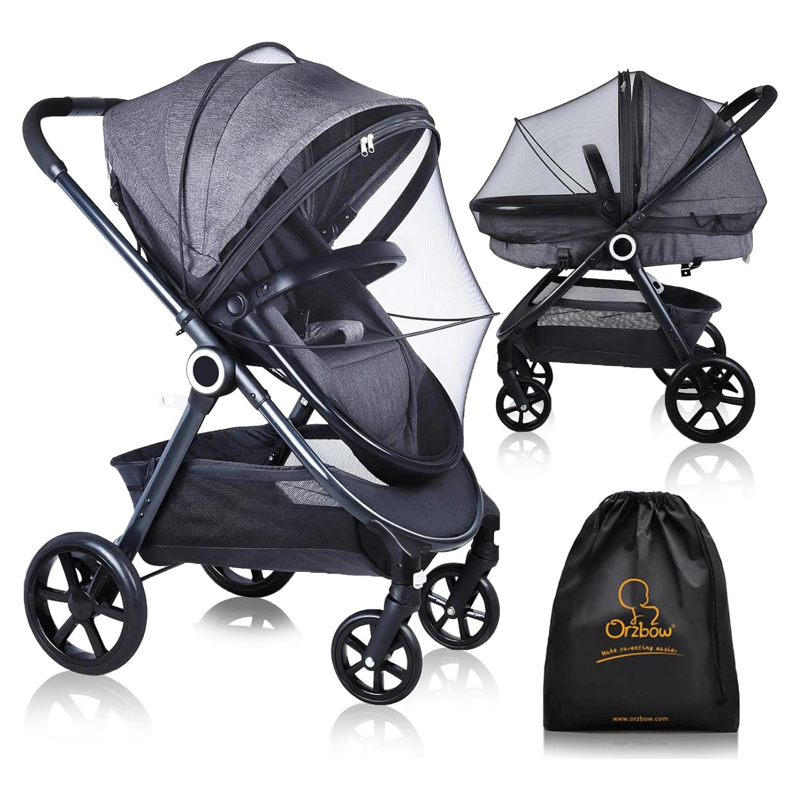 Red para Mosquitos Orzbow para Cochecito Negra 170-240cm